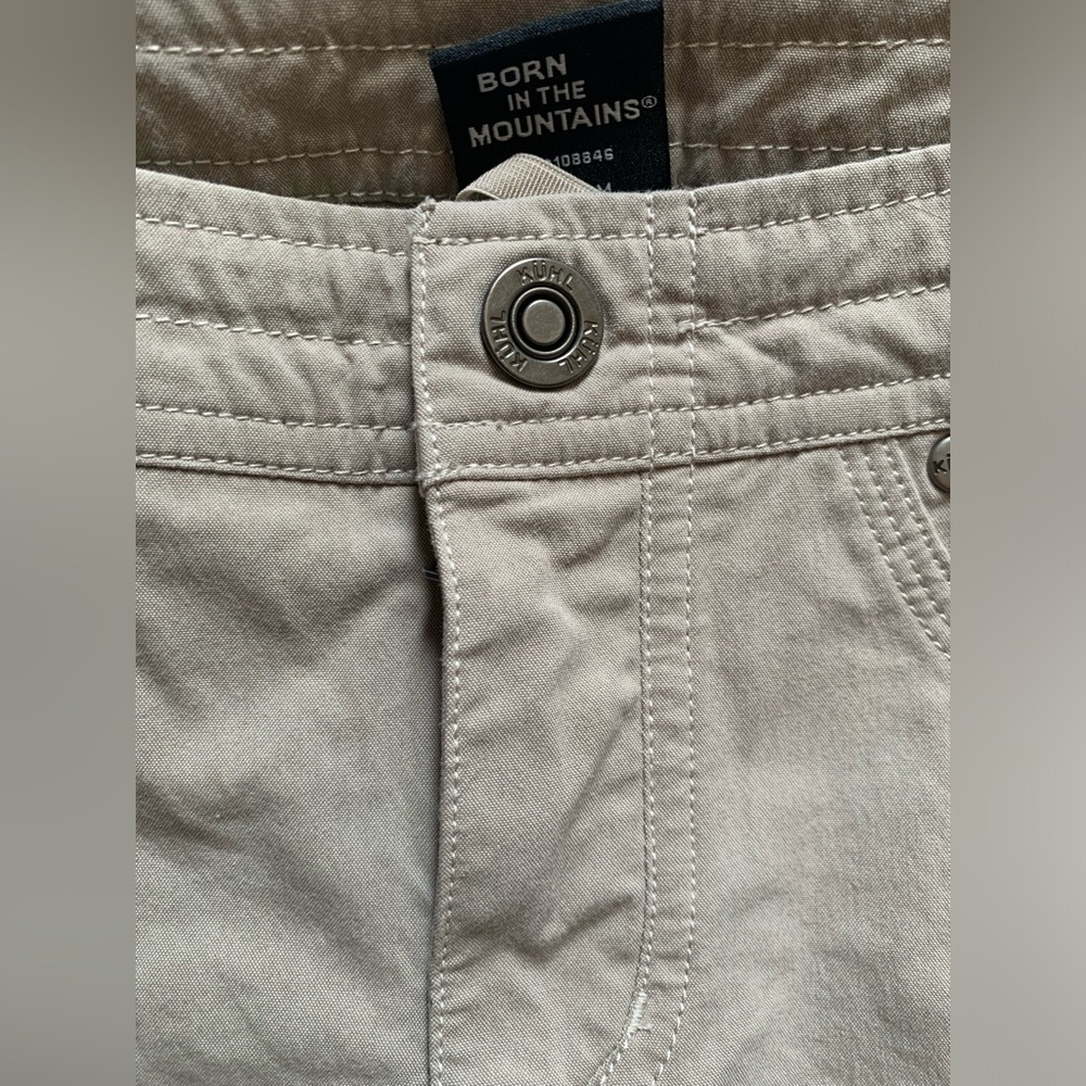 Kuhl Women’s Legendary Roll-Up Snap Cargo Hiking Pants Khaki Size 4 Short - Picture 3 of 7